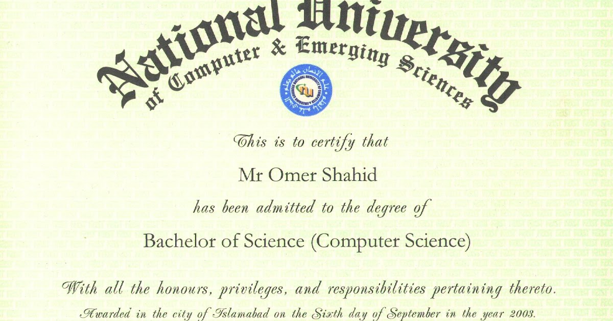 degree in computing