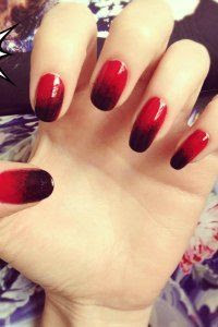 gradient nail art, tutorial