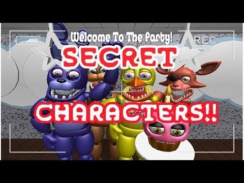 Roblox Fredbears Mega Roleplay All Secret Characters Free Robux