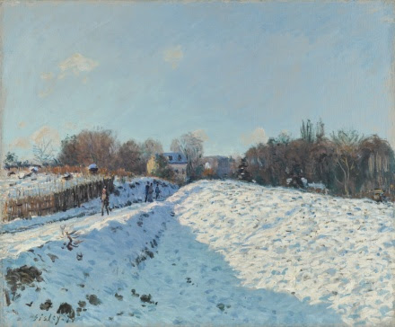 #Sisley Alfred Sisley, Effet De Neige À Louveciennes