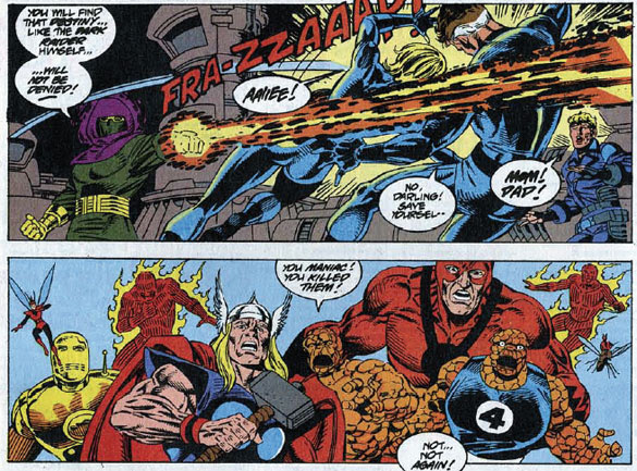 'You blew them up! You maniacs! Gosh darn you all to heck!' Death of the FF
