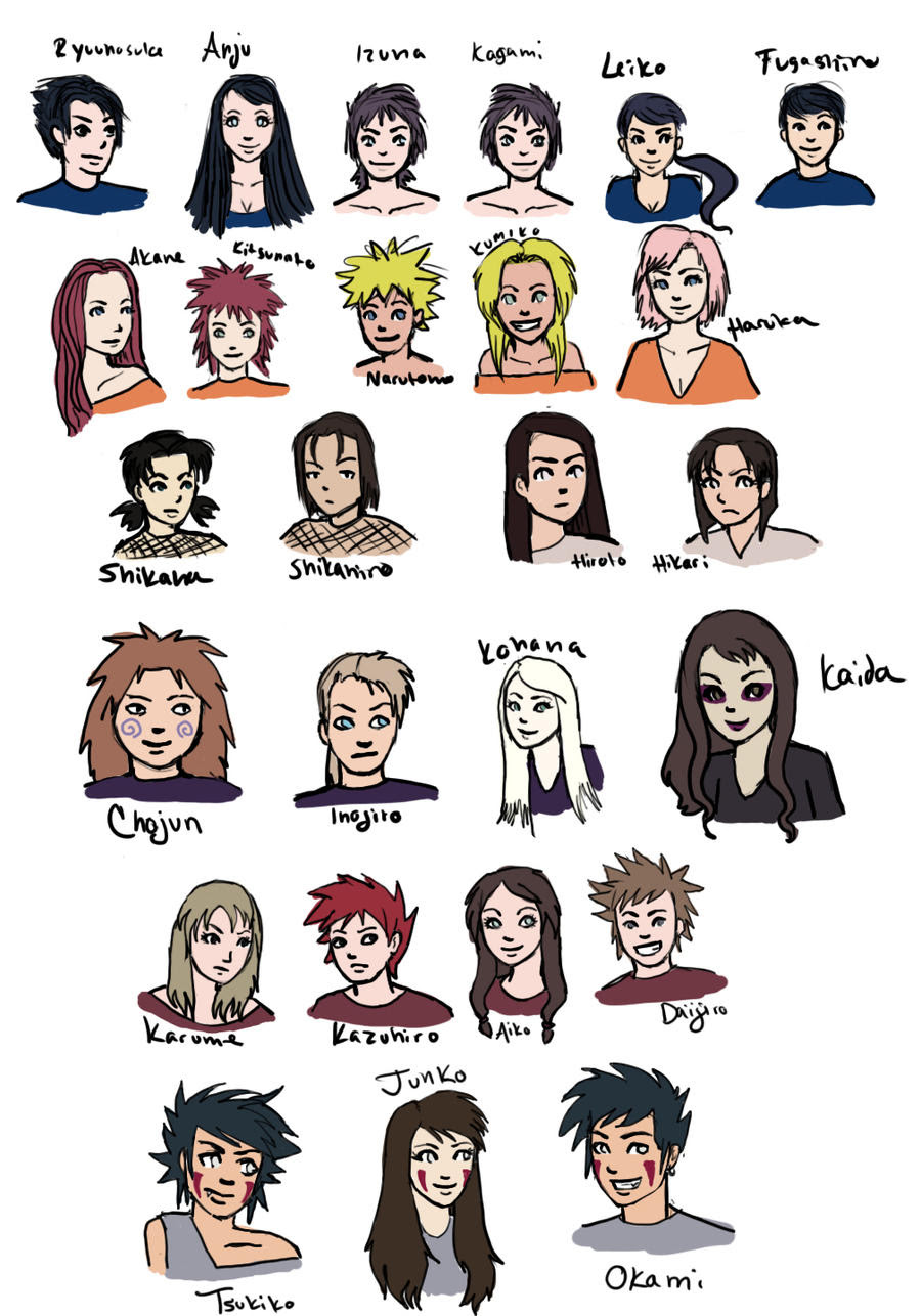 Naruto Boruto 24 Naruto Characters List Of Names With Pictures Background