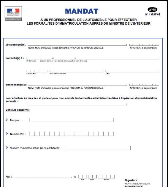 Contrat administratif plan Formulaire procuration saaq