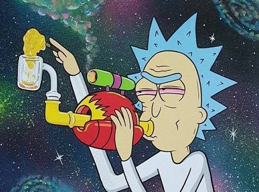 Rick And Morty Weed Background / Rick And Morty Wallpapers Wallpaper