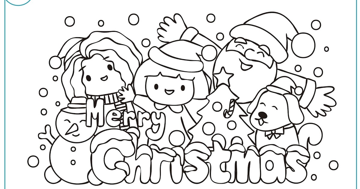 Dibujos De Navidad Kawaii Para Colorear Anime  páginas para colorear