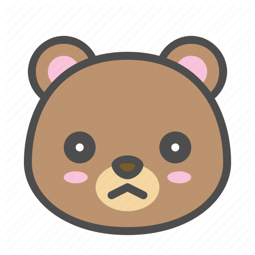 Cartoon Bear Face Png - cartoon media