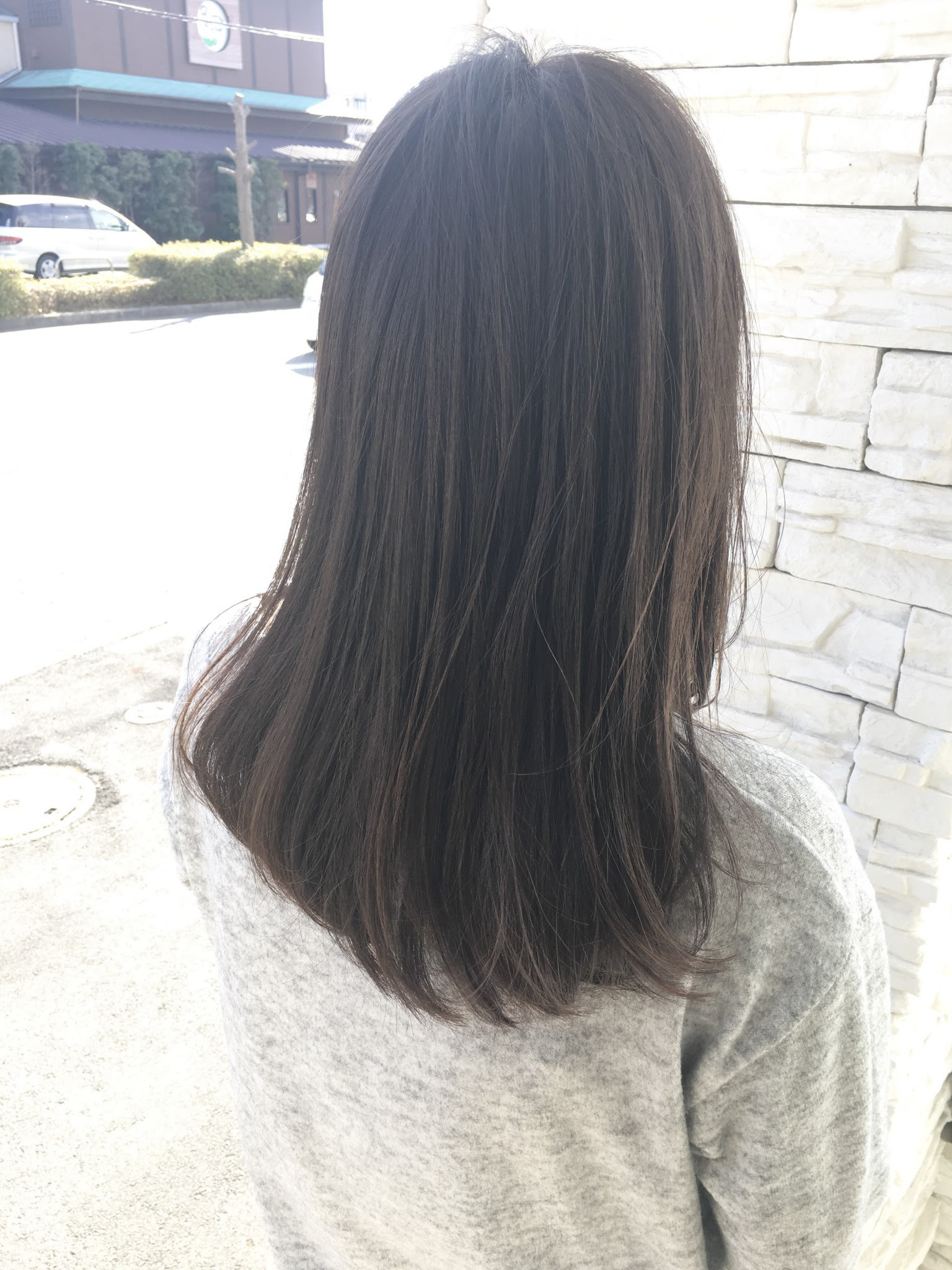 75 市販 ヘアカラー アッシュ 黒髪から