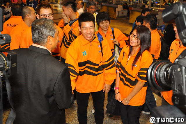 Dato' Lee Chong Wei LCW London 2012 Olympic Games Airport Send off by SGB