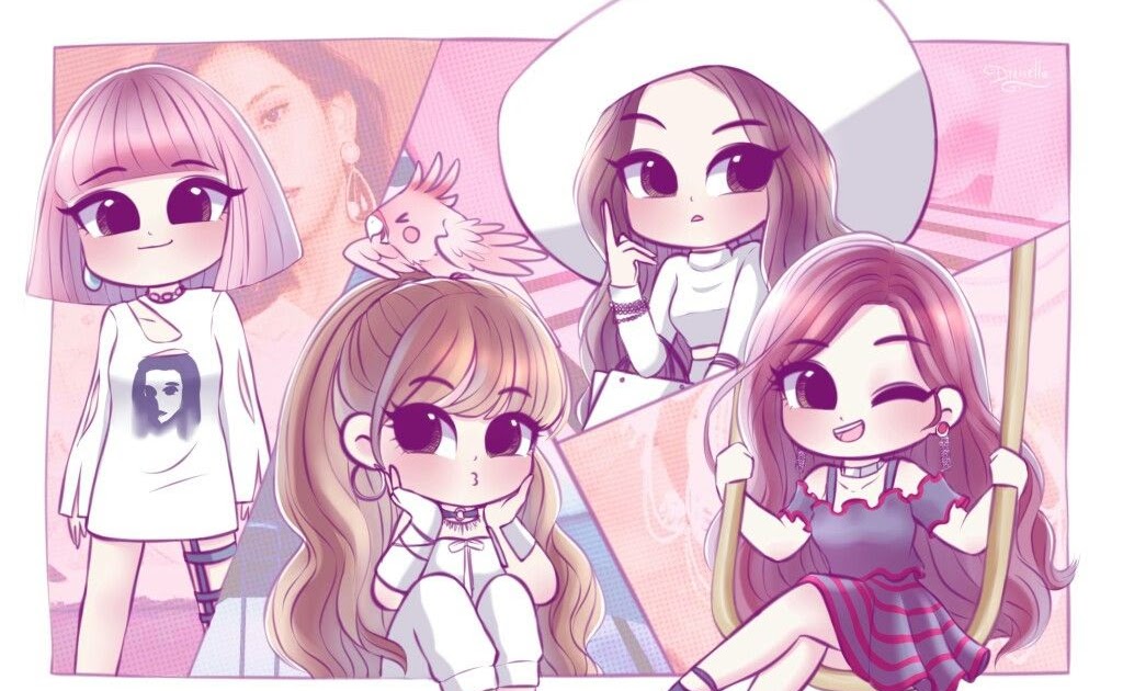 40+ Gambar Rose Blackpink Kartun