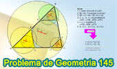 Problema de Geometría 145. Triangulo, Circunferencia Inscrita, Tangente, Paralela, Incentro, Circuncentro.