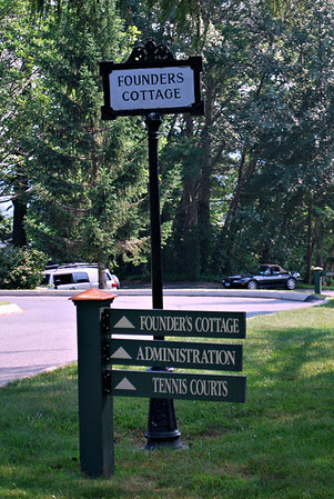 Signs at the Cranwell Resort, Spa, and Golf Club