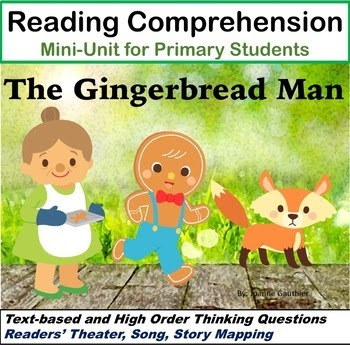 Gingerbread Man - Reading Comprehension Unit