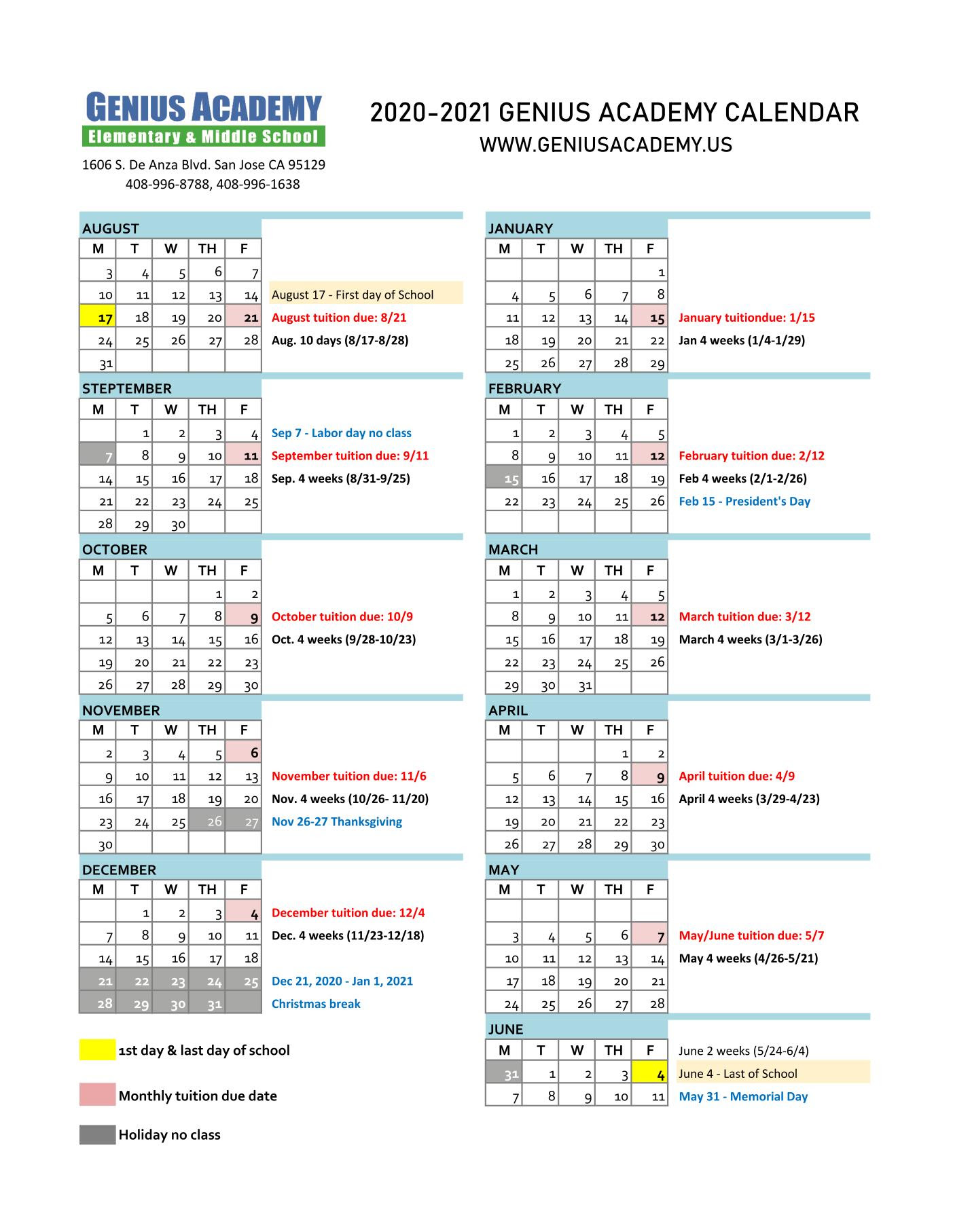 Sjsu 2021 Fall Calendar Printable March Gambaran