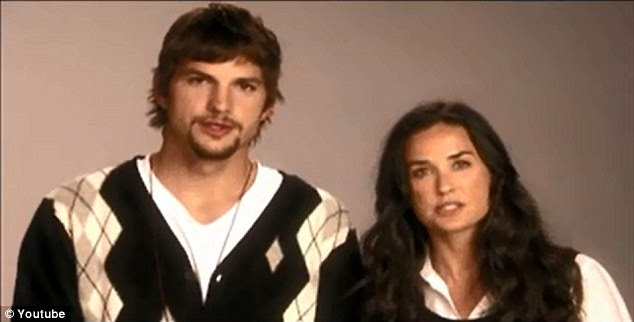 Ashton Kutcher and Demi Moore say: 'I pledge to be a servant to our President and all mankind'