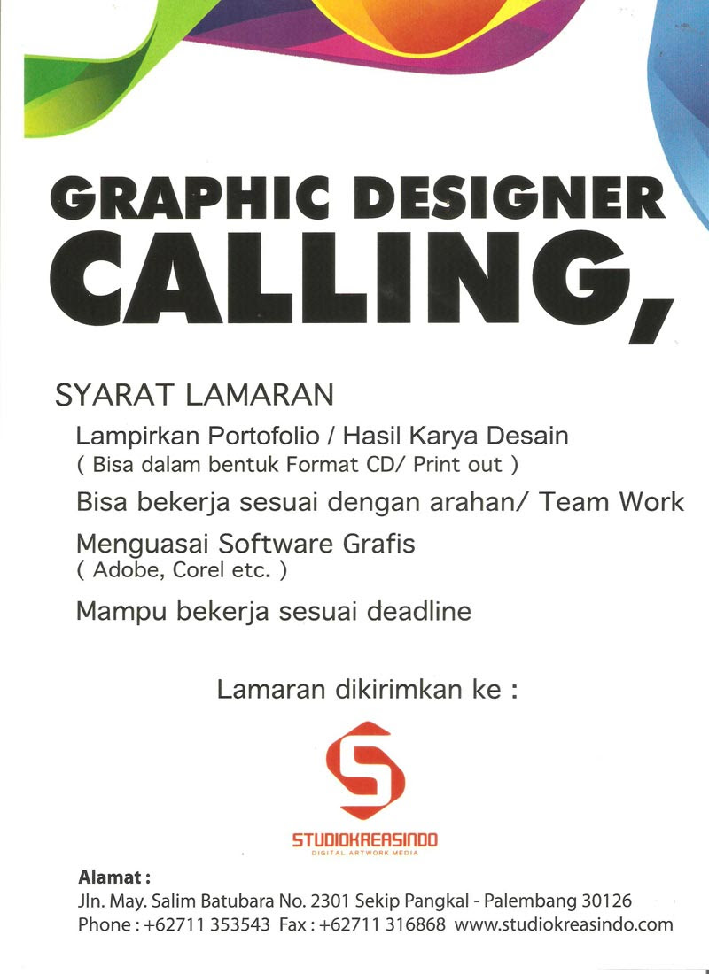 Lowongan Design Grafis Freelance Lowongan Kerja Jakarta