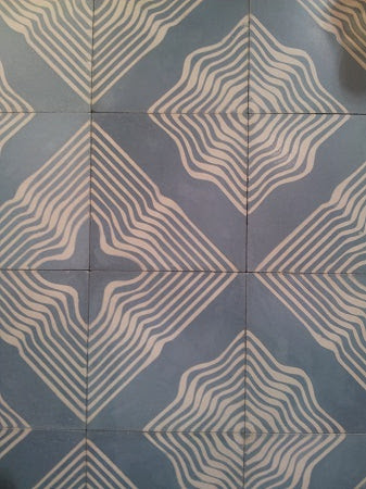 Wave is a new cement tile pattern by Tania Marmolejo