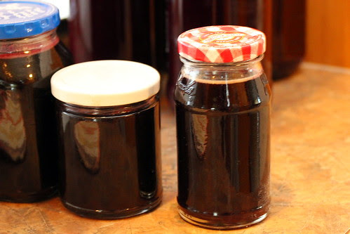 Chokecherry syrup