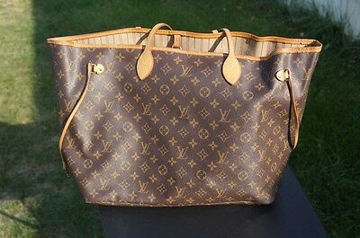 vintage purse shop: AUTHENTIC Louis Vuitton never full GM made in France pre-owned