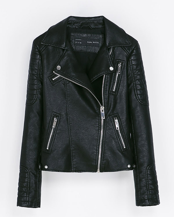 Veste En Cuir Femme Zara Smukt smil pige: Veste simili cuir matelasse femme zara