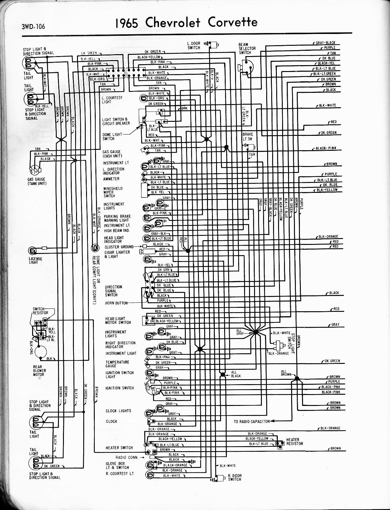 1965 Chevrolet Malibu Wiring Diagram For