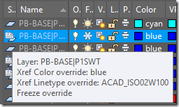 Xref Layers Override Xref Layers Override