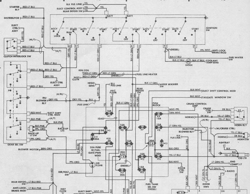 87 Ford Wiring Diagram - Wiring Diagram Networks