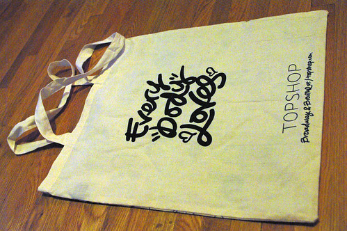 Refashioning a topshop totebag