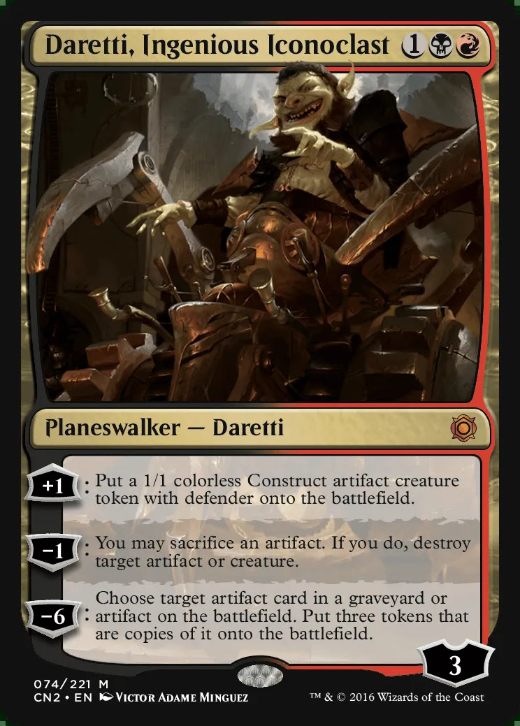 Daretti, Ingenious Iconoclast