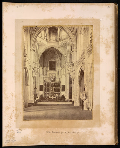 Monasterio de San Juan de los Reyes de Toledo en el siglo XIX. Foto Jean Laurent. Biblioteca Nacional de Brasil