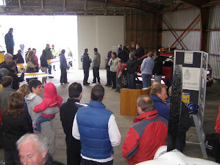 People hanging around at the AVSEC display