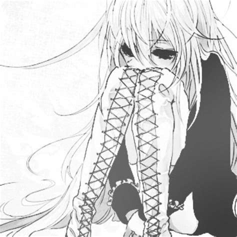 Anime Girl On Knees Drawing - Creative Art