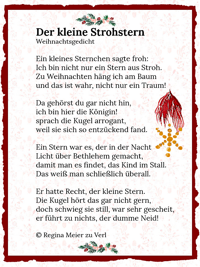 Gedicht Lustig Weihnachten