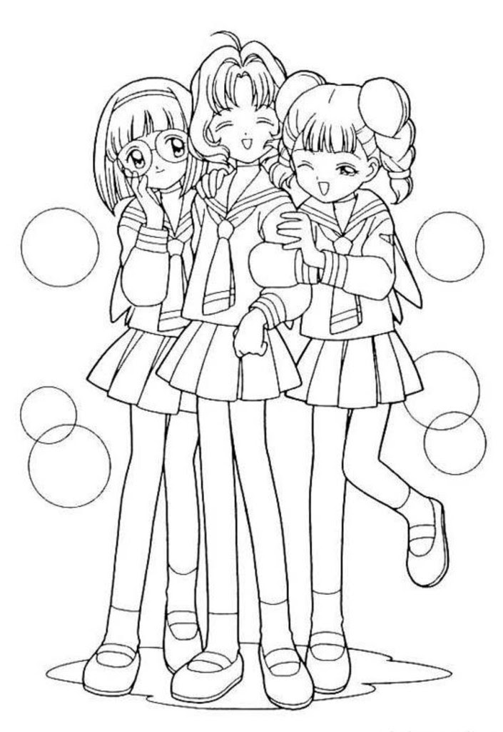 Free Download Best Friend Coloring Pages For Teenage Girls - flower