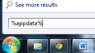 Appdata %Appdata%