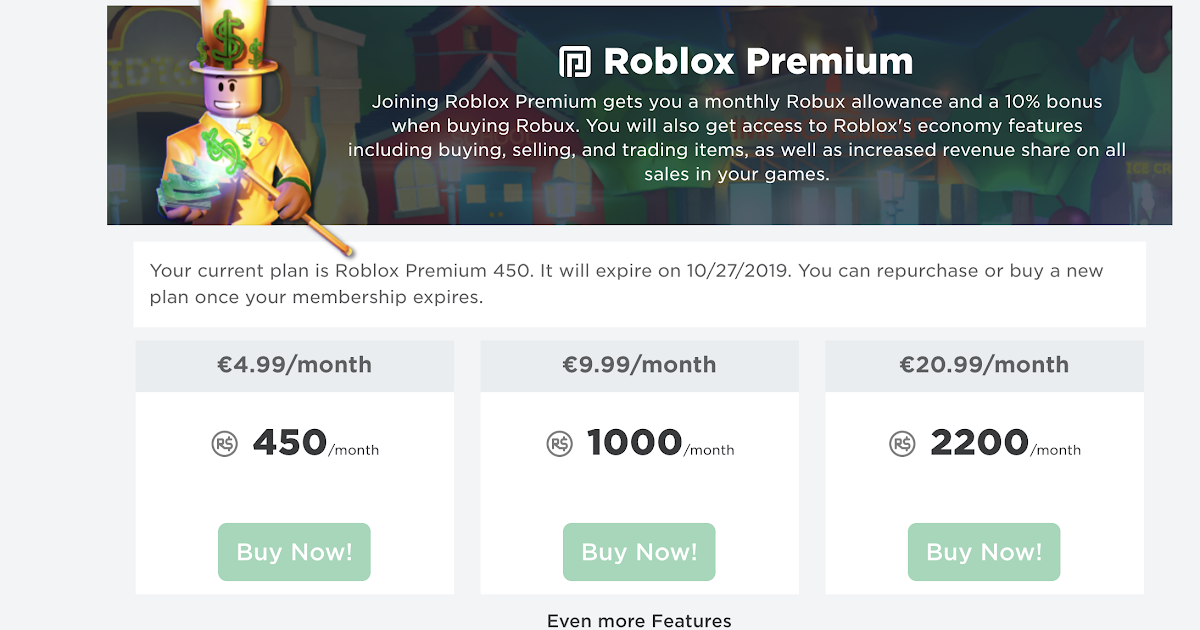 In Roblox Is The Builders Club A Paid Subscription Get - how to get roblox premium 2019