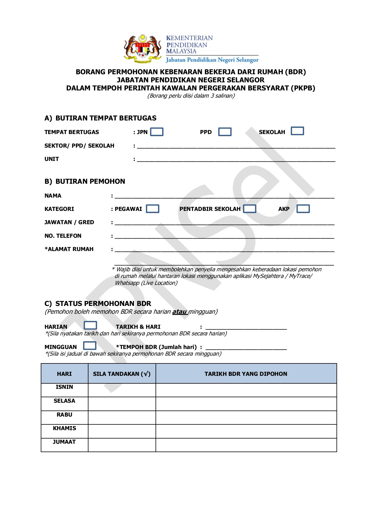 Contoh Surat Kebenaran Bekerja Dari Suami  Contoh surat kebenaran