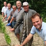 La perche de la Saint-Jean fin prête pour la fête à Cumières