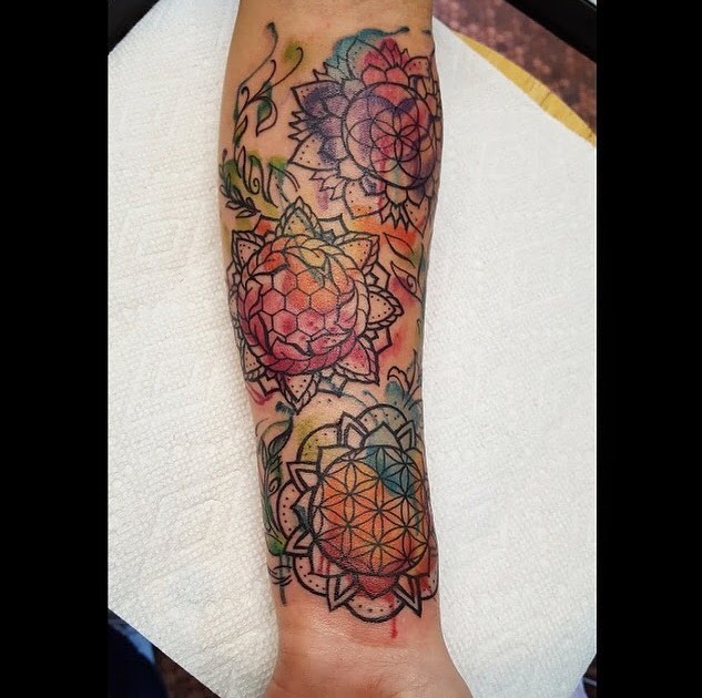 Floral Tattoo Artist Atlanta