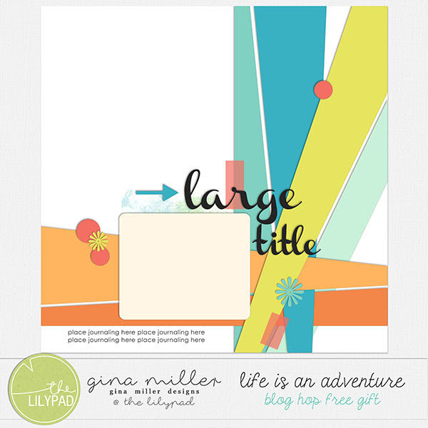 Gina Miller Designs Digital Scrapbooking The Lilypad