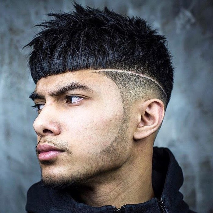 Short Haircut For Men With Line Men Hairstyles