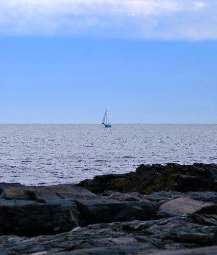 Boat in the Distance at Cape Elizabeth