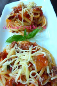 spaghetti Ning's Sicilian Style Spaghetti