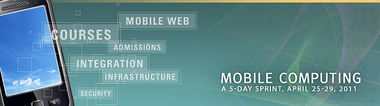Mobile Sprint Page header