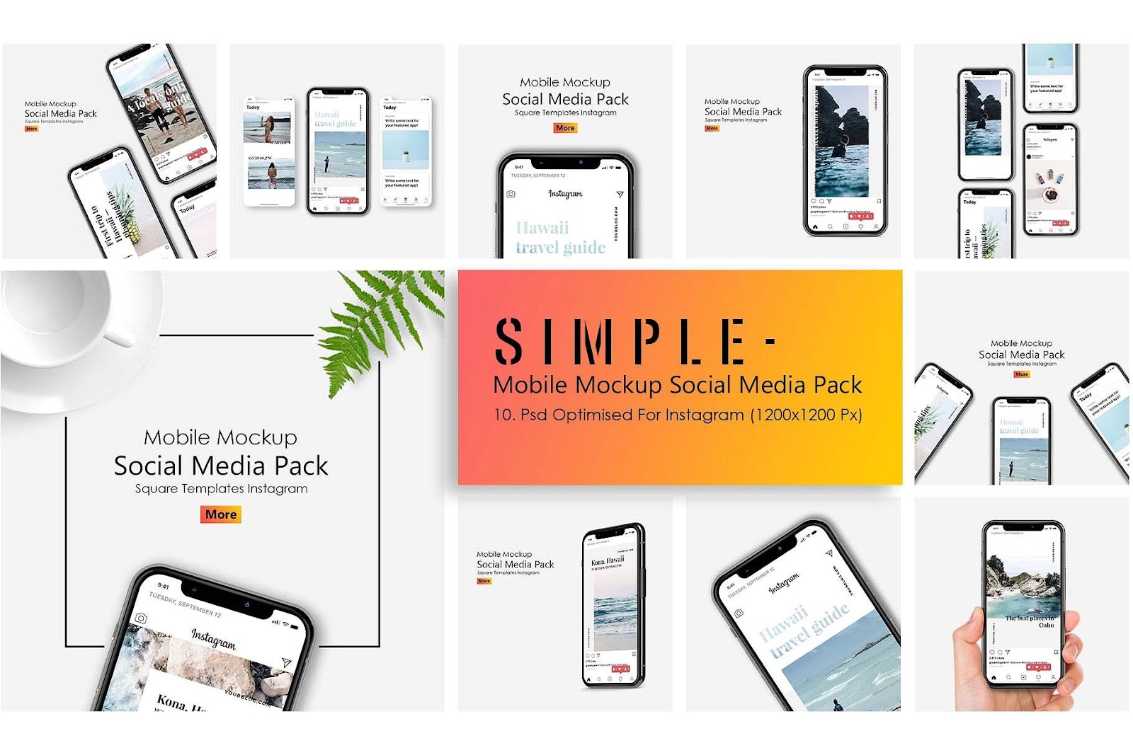 Social Media Mockup Generator Free Free Mockups