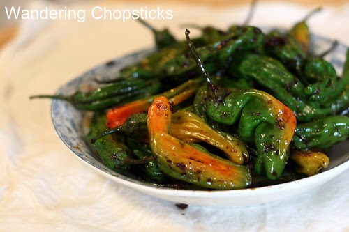 Shisito Peppers with Chinese XO Sauce 1