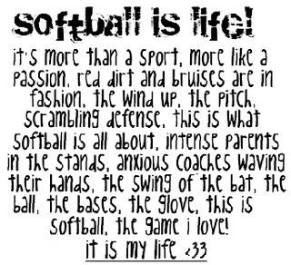 My Best Wallpapers: Softball Quotes