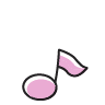 むらさき音符