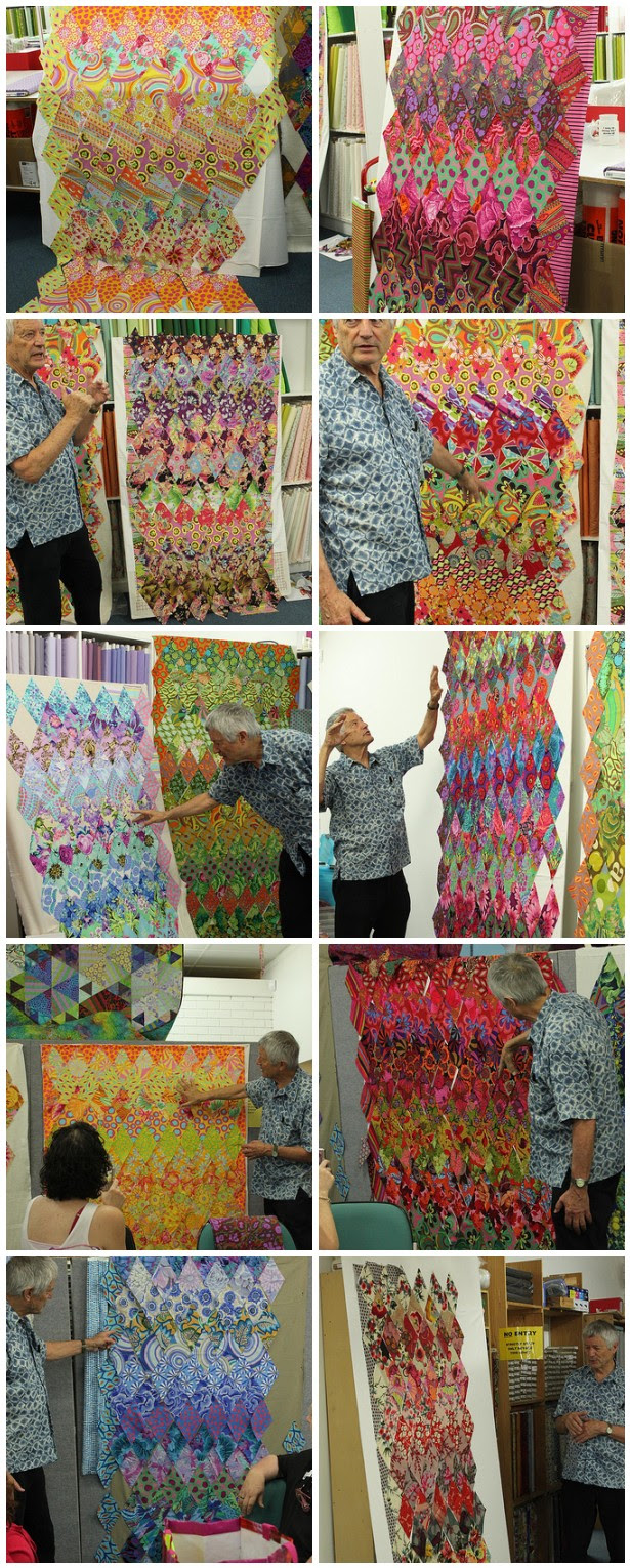 Kaffe Fassett workshop quilts