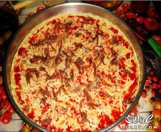 كيفية صنع بيتزا 2016 بالصور خطوة بخطوة في المنزل