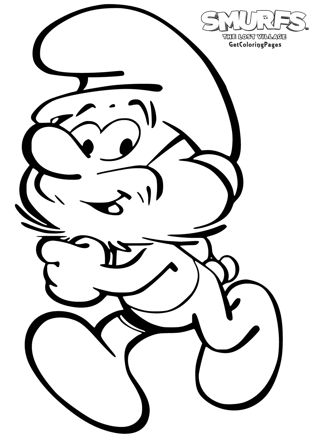 Smurfette Smurfs Coloring Pages - Resume Format